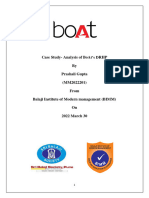 Case Study Analysis of BoAt S DRHP PDF