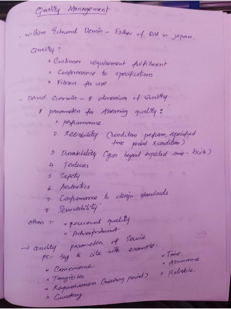QM Notes | PDF