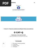 Escala RAADS-R para Diagnóstico Autista | PDF | Síndrome de Asperger