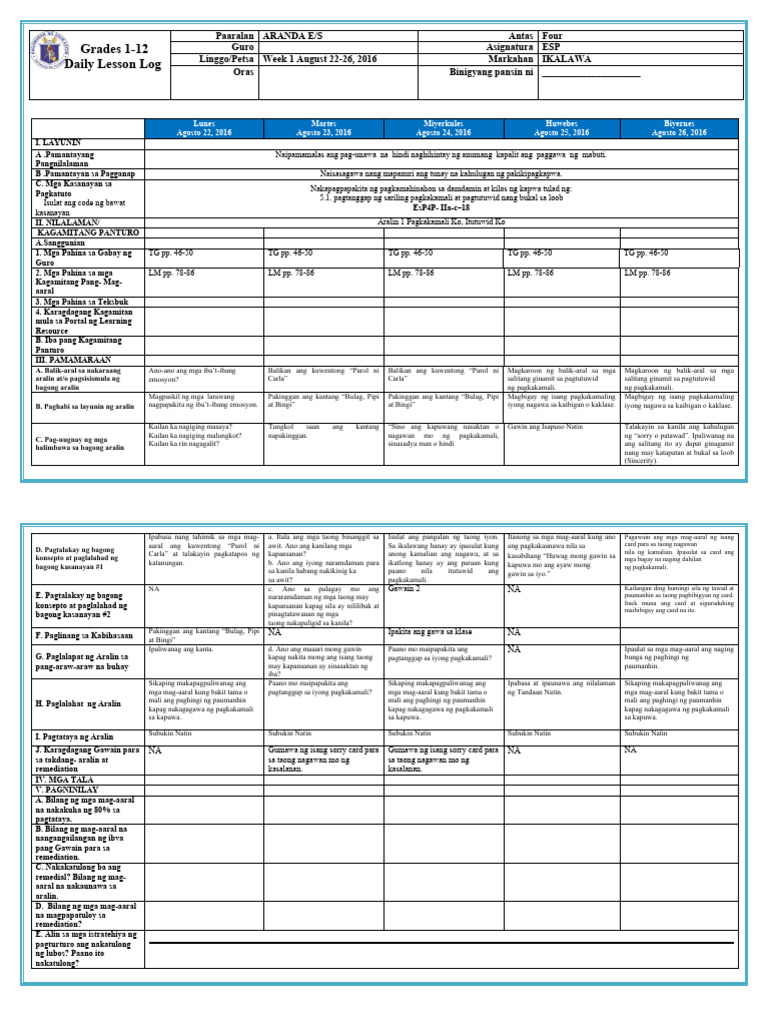 Esp4 Aug 22-26 | PDF