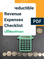 Free Rental Expenses Checklist