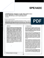 SPE-A Multidiscplinary Approach To In-Situ Stress Determinat