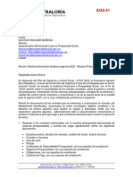 AG8-41 Solicitud Información Auditoría Vigencia 2023 - Muestra Presupuestal