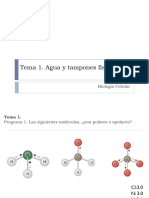 Clase 1. El Agua y Tampones Ejercicios Parte 1