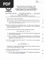 DSP Mid and End Question Paper