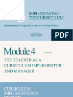 Implementing The Curriculum