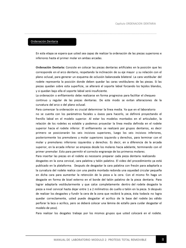 2 3 manual unidad ptr ordenacion 2016 pdf ramas de odontolog a boca