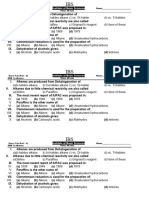 Test No 2 Chap 8 Alkanes + Alkenes