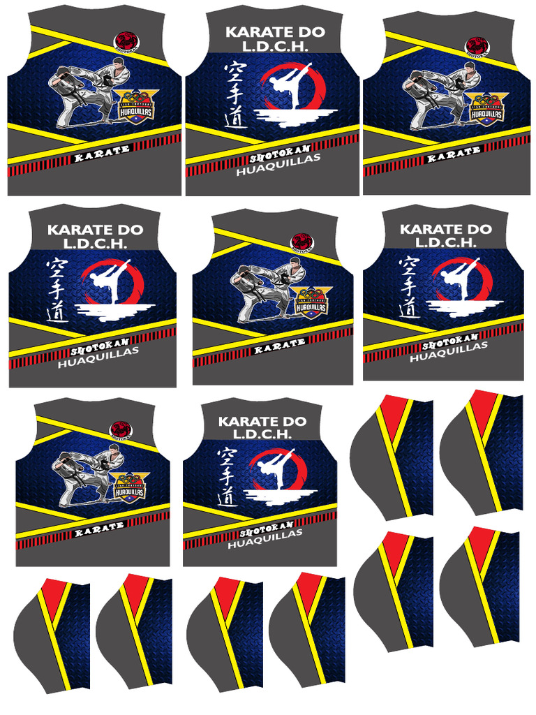 Patch Brodé Thermocollant Shotokan Karaté - Diamètre 8cm - 100% Polyester