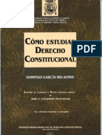 Como Estudiar Derecho Constitucional - Domingo Garcia Belaunde