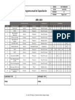 3.3 Programa Anual de Capacitaciones