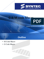 Syntec G&M Code Macro