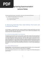 Chapter 8 Measuring Fluid Flow Rate, Fluid Velocity, Fluid Level, and Combustion Pollutants