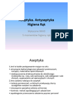 Aseptyka - Antyseptyka.5 Momentów Higieny Rąk WG WHO-min