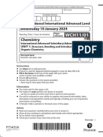 Unit 1 Chemistry IAL EDEXCEL 2024 Jan Paper