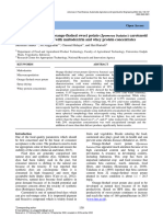 Microencapsulación de carotenoide de boniato de pulpa naranja  y concentrado de proteína de suero