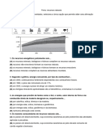 Sustentabilidade - Ficha 1