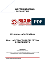 Study Guide Unit 1 - South African Reporting Requirements