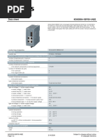 Data Sheet 6GK5004-1BF00-1AB2: Product Type Designation Scalance Xb004-1Ld