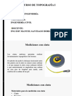 Clase N°2 PRACTICA TOPOGRAFÍA I - MEDICION CON CINTA