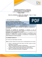 Guía de Actividades y Rúbrica de Evaluación - Unidad 1 - Tarea 2 - Expresamos en RED