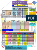 Calendarul Scolar 2022-2023 - Orar