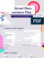 Vibrant Hues Business Plan by Slidesgo