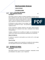 Especificaciones Técnicas