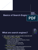 Basics of Search Engines