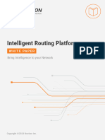 Intelligent Routing Platform: Bring Intelligence To Your Network