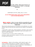 Understanding Carnapping in the Philippines | PDF | Carjacking ...