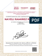 Nayeli Ramirez Ramos: Constancia de Capacitación A