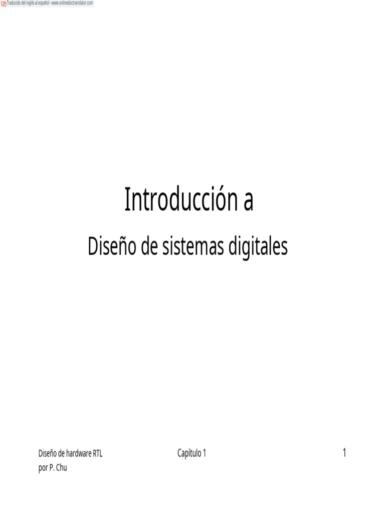 Resumen P. Chu Introduccion RTL PDF Arreglos de compuertas