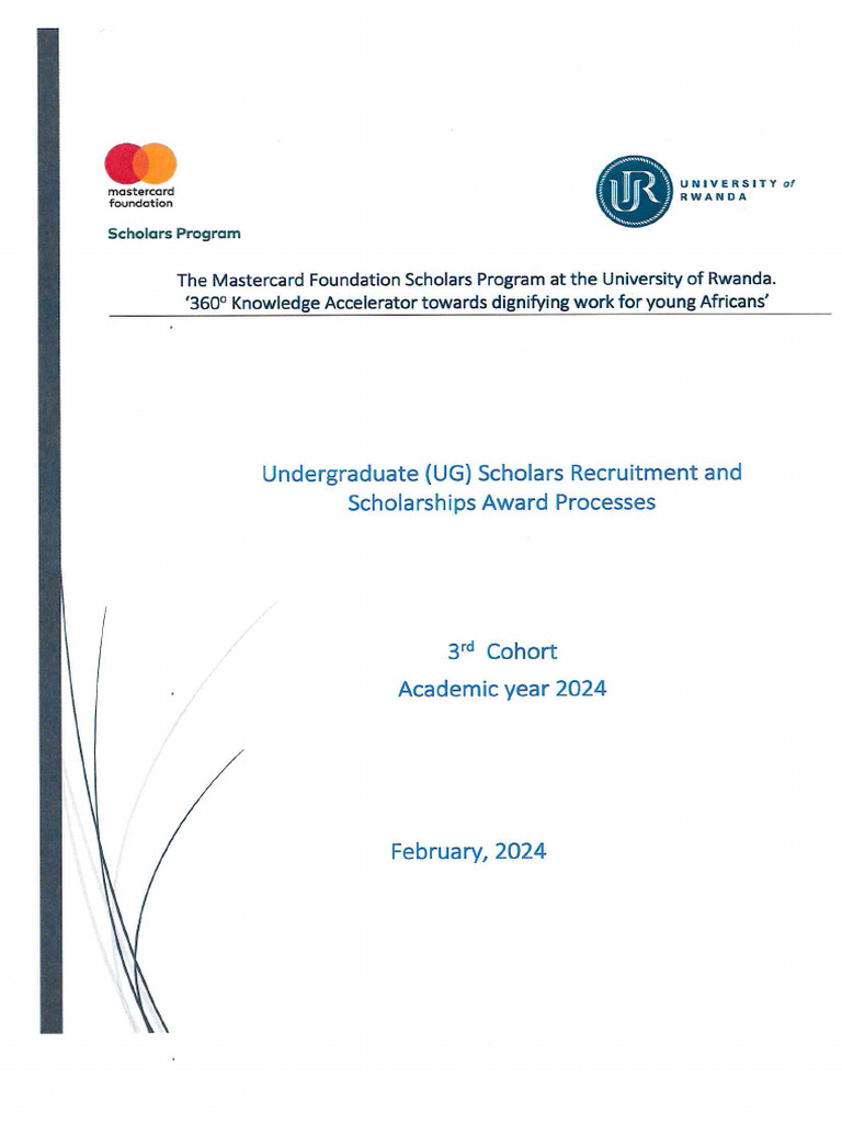 Mastercard Foundation Scholars Program Undergraduate Recruitment and ...