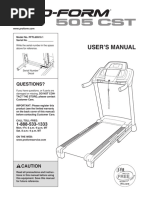 Product - Support - ProForm - PFTL609101 - PROFORM 505 CST TREADMILL - PFTL60910.1-301813