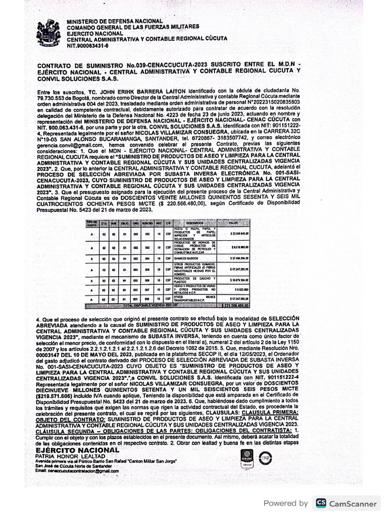 Contrato 039 | PDF