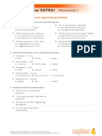 Grammar-EXTRA Inspired 4 Unit 6 Reported Speech and Reported Questions