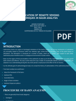 Application of Remote Sensing Techniques in Basin Analysis