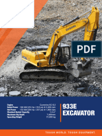 Excavator 933E (Tier 2) - Cummins