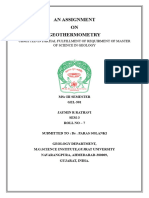 Assignment of Geothermometry