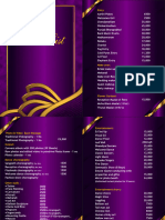 Events Price List