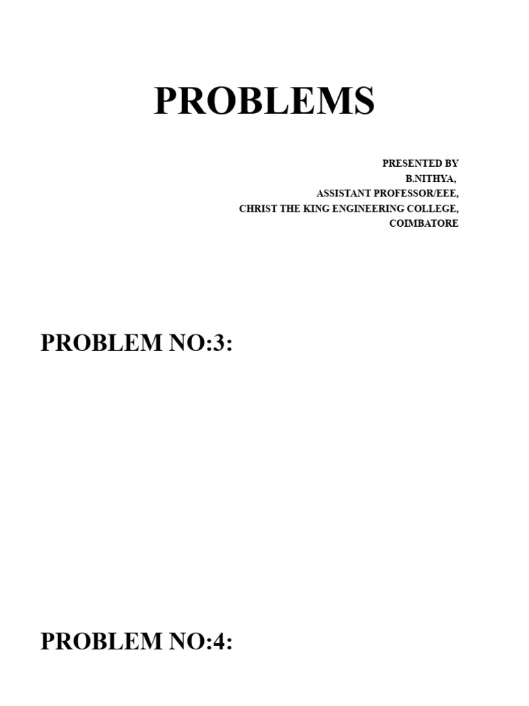 Problems on dc machines pdf
