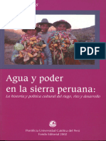 Agua y Poder en La Sierra Peruana Ocr