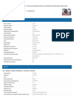 Constancia de Inscripción Y Actualización de Datos Al Registro Tributario Unificado