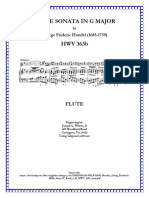 Sonata in G Major G. F. Handel