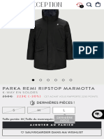 Soldes Parka Remi Ripstop Marmotta Noir K-Way À - 30 L'Exception