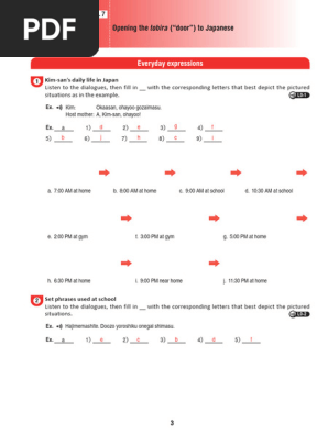 Japanese Language Practice Exercises | PDF | Japanese Language
