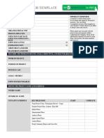 IC Project Charter Excel Template 8719
