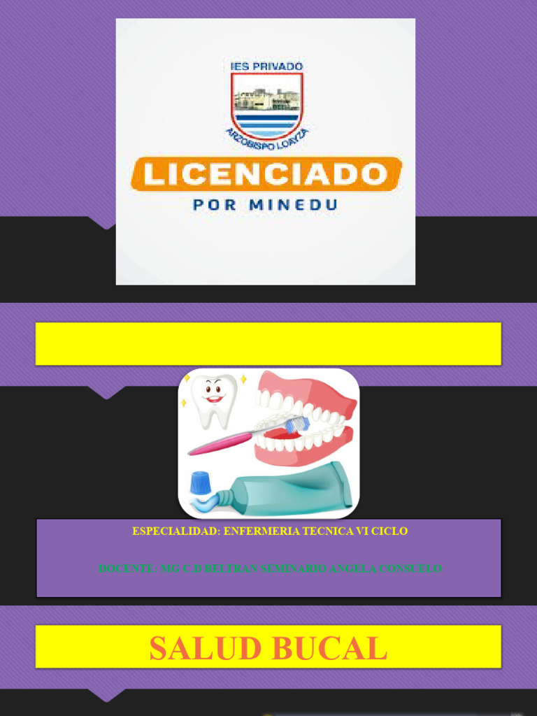 1ra Salud Bucal Pdf
