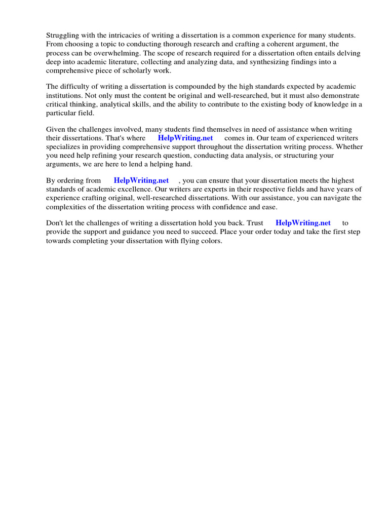 Dissertation Scope of Research | PDF | Thesis | Academic Publishing